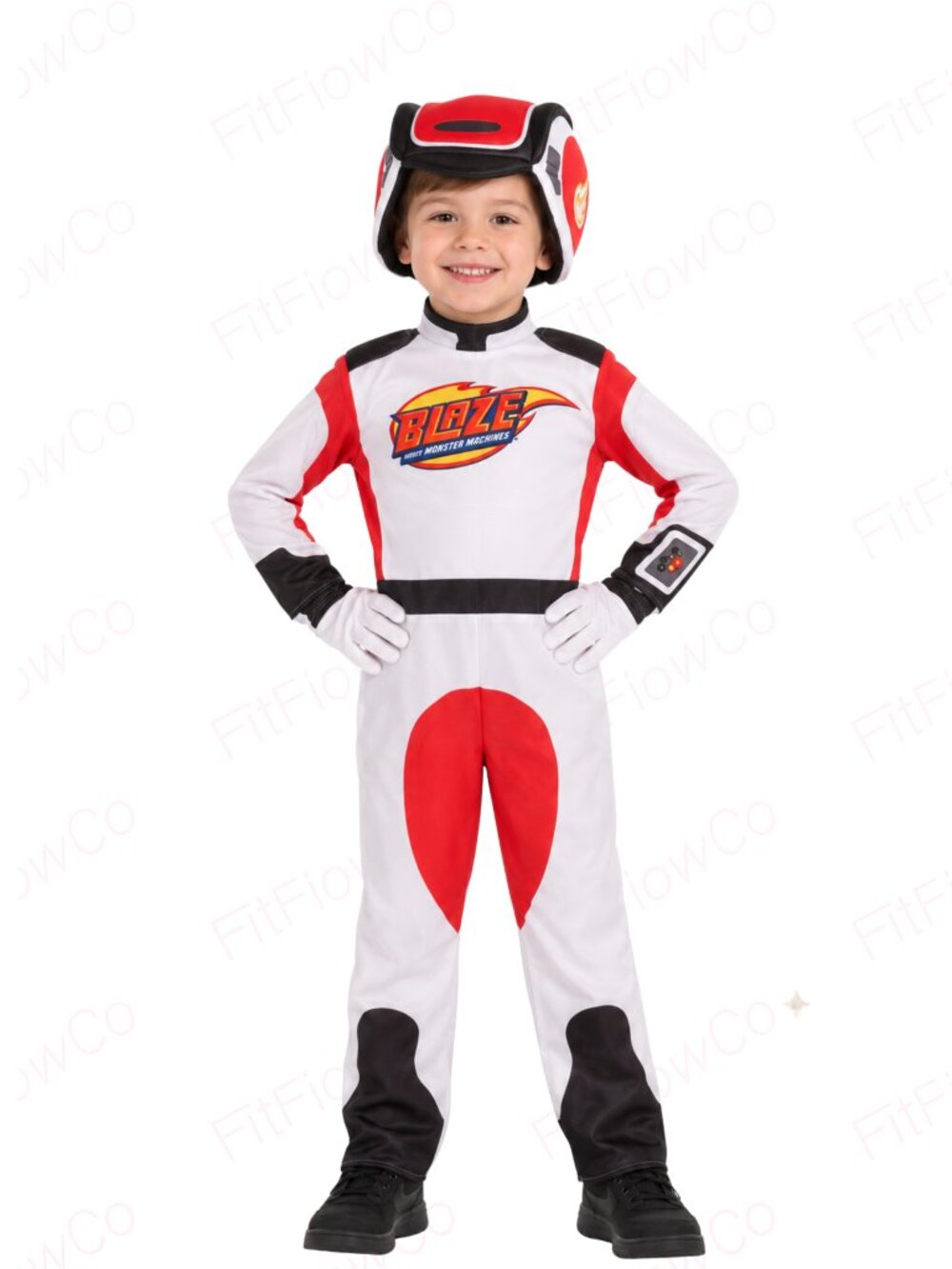 Nickelodeon Blaze Monster Machines AJ Costume Kids Small 4-6 NWT
